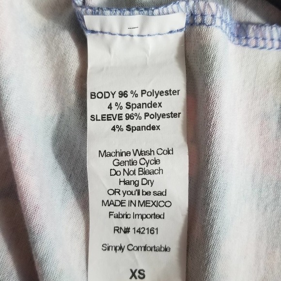 LulaRoe Randy Baseball Style Floral Boho Top w/Raglan Sleeve | XS/Extra Small - Picture 8 of 8